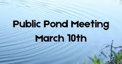 Pond Meeting 2026